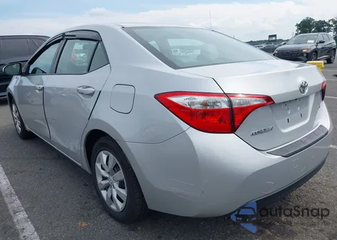 2015 Toyota Corolla Le from USA, damaged, VIN 2T1BURHEXFC451811